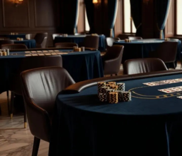 Mobilne stoły pokerowe klasy premium przygotowane na prywatną imprezę